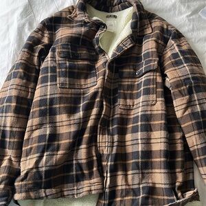H & M Sherpa Flannel